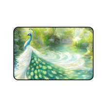 Load image into Gallery viewer, Peacock Desk Mat: Romantic Neoprene Workspace Accessory

