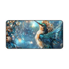 Load image into Gallery viewer, Hummingbird Desk Mat: Romantic Office Decor, Animal Lover Gift
