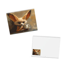 Load image into Gallery viewer, Fennec Fox Calendar 2027, Cute Fennec Fox Wall Calendar, Fox Lover Gift, Funny Animal Art
