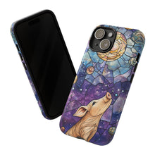 Load image into Gallery viewer, Pig Phone Case: Stained Glass Design, Animal Lover Gift
