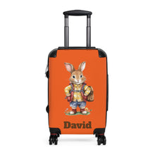 Load image into Gallery viewer, Rabbit Design Kids Suitcase: Personalized Animal Print Travel Luggage
