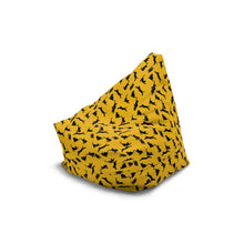 Load image into Gallery viewer, Yellow Cat Bean Bag Chair Cover
