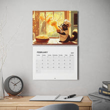 Load image into Gallery viewer, Skunk Calendar 2027, Funny Skunk Wall Calendar, Cute Skunk Art, Skunk Lover Gift

