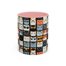 Load image into Gallery viewer, Cat Design Coffee Mug, Cute Kitty Ceramic Cup
