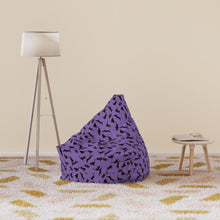 Load image into Gallery viewer, Purple Cat Bean Bag Chair Cover
