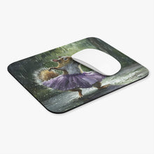 Load image into Gallery viewer, Squirrel Ballerina Mouse Pad, Funny Animal Desk Decor
