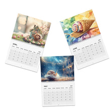 Load image into Gallery viewer, Snail Calendar 2027, Funny Snail Wall Calendar, Cute Snail Art, Quirky Snail Lover Gift
