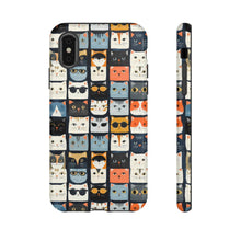 Load image into Gallery viewer, Playful Cat Faces Phone Case, Pet Lover Gift
