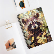Load image into Gallery viewer, Raccoon Spiral Notebook - Funny Animal Journal
