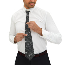 Load image into Gallery viewer, Men's Patterned Halloween Satin Necktie
