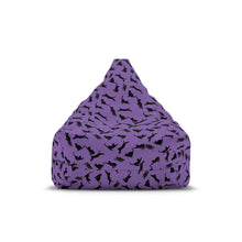 Load image into Gallery viewer, Purple Cat Bean Bag Chair Cover
