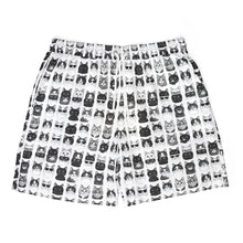 Load image into Gallery viewer, Playful Cat Print Swim Shorts
