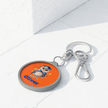 Load image into Gallery viewer, Personalized Kids Keychain: Custom Backpack Tag, Owl Design
