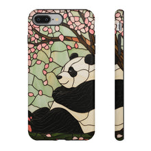 Load image into Gallery viewer, Panda Stained Glass Design Tough Phone Case
