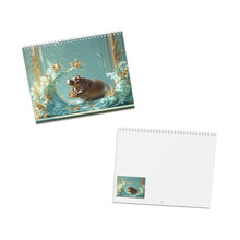 Load image into Gallery viewer, Hippo Calendar 2027, Funny Hippo Wall Calendar, Cute Hippo Art, Hippo Lover Gift
