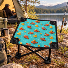 Load image into Gallery viewer, Funny colorful rubber duck and clownfish camping stool, fathers day gift
