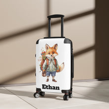 Load image into Gallery viewer, Fox Design Small Suitcase: Animal Print Carry-On
