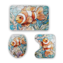 Load image into Gallery viewer, Clownfish Bathroom Rug Set

