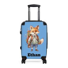 Load image into Gallery viewer, Personalized Kids Suitcase, Fox Design, Children's Luggage
