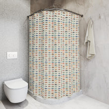 Load image into Gallery viewer, Colorful Fish Pattern Shower Curtain | Nautical Bathroom Decor
