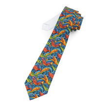 Load image into Gallery viewer, Colorful Fish Design Necktie
