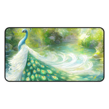 Load image into Gallery viewer, Peacock Desk Mat: Romantic Neoprene Workspace Accessory
