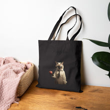 Load image into Gallery viewer, Grumpy Cat Teacher Tote Bag: 100% Cotton Canvas Shopper
