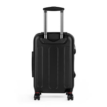 Load image into Gallery viewer, Personalized Kids Suitcase: Giraffe Design, Blue Travel Luggage
