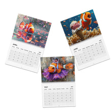 Load image into Gallery viewer, Clownfish Calendar 2027, Cute Clownfish Wall Calendar, Clownfish Lover Gift, Ocean Animal Art
