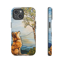 Load image into Gallery viewer, Stained Glass Dog Phone Case: Colorful Protector Cover

