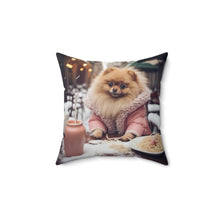 Load image into Gallery viewer, Pomeranian Dog Pillow, Animal Throw Cushion, Living Room Decor
