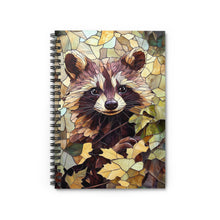 Load image into Gallery viewer, Raccoon Spiral Notebook - Funny Animal Journal
