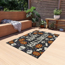 Load image into Gallery viewer, Halloween Outdoor Rug: Colorful Trick or Treat Porch Mat
