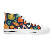 Load image into Gallery viewer, Autumn Leaf Print High Top Sneakers: Women's Fall Fashion
