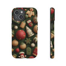 Load image into Gallery viewer, 3D Christmas Phone Case, Holiday Festive Cover
