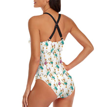 Load image into Gallery viewer, Cartoon Duck One-Piece Swimsuit
