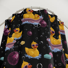 Load image into Gallery viewer, Rubber Duck Shower Curtain: Whimsical Bath Decor, Kids Bathroom
