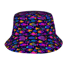 Load image into Gallery viewer, Colorful Tropical Fish Bucket Hat
