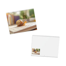Load image into Gallery viewer, Snail Calendar 2027, Cute Snail Wall Calendar, Snail Lover Gift, Whimsical Animal Calendar, Nature Lover Gift, Cute Animal Gift
