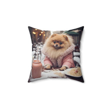 Load image into Gallery viewer, Pomeranian Dog Pillow, Animal Throw Cushion, Living Room Decor
