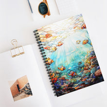 Load image into Gallery viewer, Colorful Fishes Spiral Notebook
