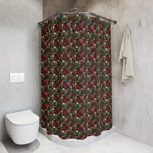 Load image into Gallery viewer, Christmas Shower Curtain - 3D Holiday Bathroom Decor
