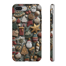 Load image into Gallery viewer, Christmas 3D Elements Tough Cases, iPhone Samsung Google Pixel Gift Cover, Protective Holiday Phone Accessories, Xmas Decorative Phone Case
