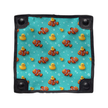 Load image into Gallery viewer, Funny colorful rubber duck and clownfish camping stool, fathers day gift
