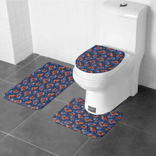 Load image into Gallery viewer, Cartoon Clownfish 3-Piece Bathroom Rug Set
