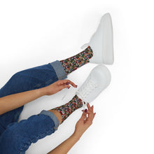 Load image into Gallery viewer, Patchwork Christmas Socks – Holiday Quilt Pattern Socks
