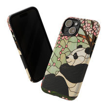 Load image into Gallery viewer, Panda Stained Glass Design Tough Phone Case
