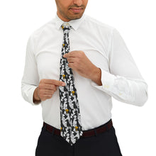 Load image into Gallery viewer, Dog Print Necktie | Polyester Satin, Unique Pet Lover Gift
