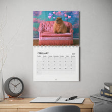Load image into Gallery viewer, Capybara Calendar 2027, Funny Capybara Wall Calendar, Cute Capybara Gift, Capybara Lover Gift, Funny Animal Calendar
