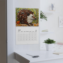 Load image into Gallery viewer, Hedgehog Calendar 2027, Cute Hedgehog Wall Calendar, Hedgehog Lover Gift, Woodland Animal Art
